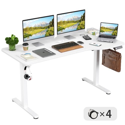 Amazon | Sunon 昇降デスク 電動 昇降式デスク スタンディングデスク